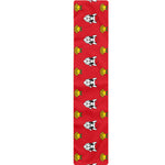 Christmas French Bulldog Santa Print Table Runner