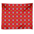 Christmas French Bulldog Santa Print Tapestry