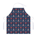 Christmas Gift Knitted Pattern Print Adjustable Apron