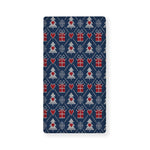 Christmas Gift Knitted Pattern Print Baby Crib Sheet