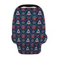 Christmas Gift Knitted Pattern Print Baby Seat Cover