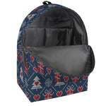 Christmas Gift Knitted Pattern Print Backpack