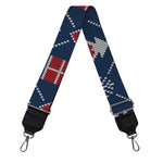 Christmas Gift Knitted Pattern Print Bag Strap
