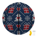 Christmas Gift Knitted Pattern Print Basketball