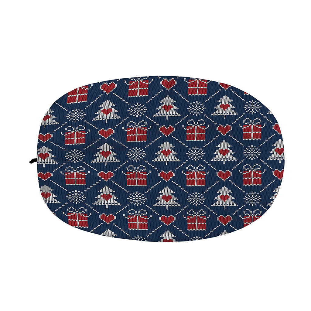 Christmas Gift Knitted Pattern Print Car Side Mirror Covers
