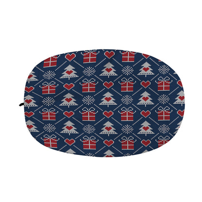 Christmas Gift Knitted Pattern Print Car Side Mirror Covers