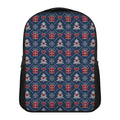 Christmas Gift Knitted Pattern Print Casual Backpack