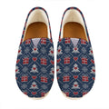 Christmas Gift Knitted Pattern Print Casual Shoes