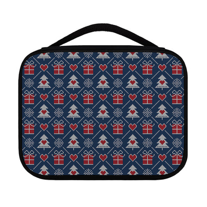 Christmas Gift Knitted Pattern Print Classic Bible Case