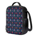 Christmas Gift Knitted Pattern Print Crossbody Lunch Bag