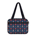 Christmas Gift Knitted Pattern Print Double Strap Bible Bag