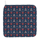 Christmas Gift Knitted Pattern Print Hand Towel