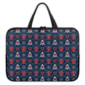 Christmas Gift Knitted Pattern Print Laptop Sleeve With Handle