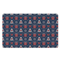 Christmas Gift Knitted Pattern Print Polyester Doormat