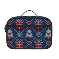 Christmas Gift Knitted Pattern Print Portable Lunch Bag