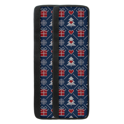 Christmas Gift Knitted Pattern Print Refrigerator Handle Covers