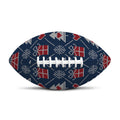 Christmas Gift Knitted Pattern Print Rugby Ball