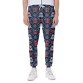 Christmas Gift Knitted Pattern Print Joggers