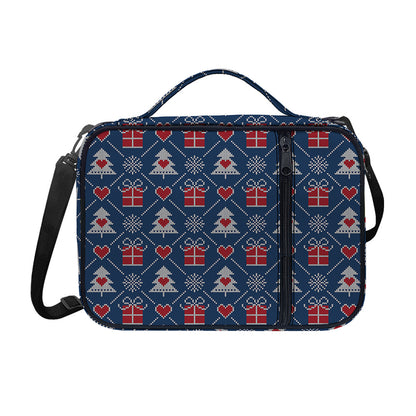 Christmas Gift Knitted Pattern Print Shoulder Strap Bible Bag