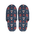 Christmas Gift Knitted Pattern Print Slippers