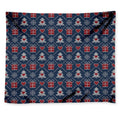 Christmas Gift Knitted Pattern Print Tapestry