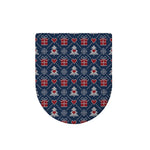 Christmas Gift Knitted Pattern Print Toilet Lid Cover