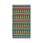 Christmas Gingerbread Man Pattern Print Baby Crib Sheet