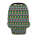 Christmas Gingerbread Man Pattern Print Baby Seat Cover