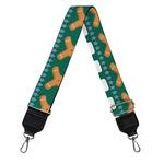 Christmas Gingerbread Man Pattern Print Bag Strap