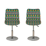 Christmas Gingerbread Man Pattern Print Bar Stool Covers