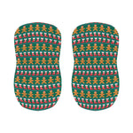 Christmas Gingerbread Man Pattern Print Bar Stool Covers