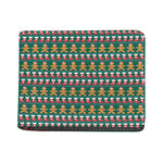 Christmas Gingerbread Man Pattern Print Bifold Wallet