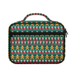 Christmas Gingerbread Man Pattern Print Briefcase Bible Bag