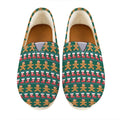 Christmas Gingerbread Man Pattern Print Casual Shoes