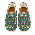 Christmas Gingerbread Man Pattern Print Casual Shoes