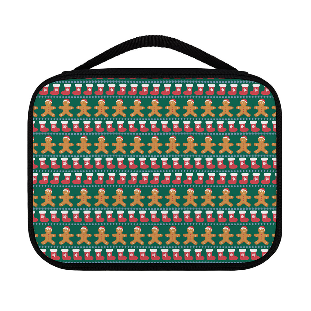 Christmas Gingerbread Man Pattern Print Classic Bible Case