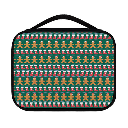 Christmas Gingerbread Man Pattern Print Classic Bible Case