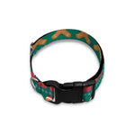 Christmas Gingerbread Man Pattern Print Dog Collar