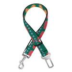 Christmas Gingerbread Man Pattern Print Dog Seat Belt