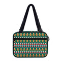 Christmas Gingerbread Man Pattern Print Double Strap Bible Bag