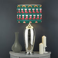 Christmas Gingerbread Man Pattern Print Drum Lamp Shade