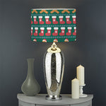 Christmas Gingerbread Man Pattern Print Drum Lamp Shade