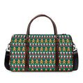 Christmas Gingerbread Man Pattern Print Duffel Bag