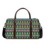 Christmas Gingerbread Man Pattern Print Duffle Bag