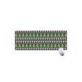 Christmas Gingerbread Man Pattern Print Extended Mouse Pad