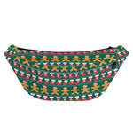 Christmas Gingerbread Man Pattern Print Fanny Pack