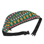 Christmas Gingerbread Man Pattern Print Fanny Pack