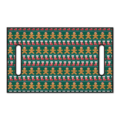 Christmas Gingerbread Man Pattern Print Golf Cart Seat Cover