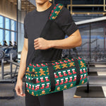 Christmas Gingerbread Man Pattern Print Gym Bag
