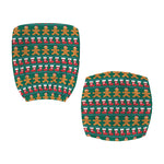 Christmas Gingerbread Man Pattern Print Office Chair Cover